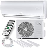 KESSER® Klimaanlage Set Split - mit WiFi/App Funktion Klimagerät - Kühlen A++/ Heizen A+ -12000 BTU/h (3.400 Watt) Kältemittel R32 - Fernbedienung, Timerfunktion - Inkl. komplettem Montagematerial