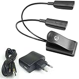 ADAM HALL SLED2PRO SLED 2 Pro LED-Notenpultleuchte incl. Stecker-Netzteil, USB-Kabel (4x Leuchtdioden, 2x Schwanenhälse) Flexilight Minilight