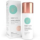 Cosphera - Hyaluron Performance Creme 50 ml - vegane Tages- und Nachtcreme hochdosiert für Gesicht, Hals, Dekolleté, Augen - Anti-Falten Feuchtigkeitsbehandlung für Frauen und Männer