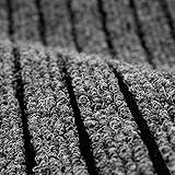 casa pura® Schmutzfangmatte Dura | grau | pflegeleicht | für industrielle Zwecke geeignet | Meterware (100x250cm)