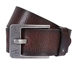 camel active Gürtel Herrengürtel Ledergürtel Braun 1218, Länge:85, Farbe:Braun