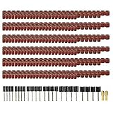 Hezhu 458 Stück Schleifhülsen Set für Dremel Elektrowerkzeuge, Schleifhülse Satz mit 432 Stück Schleifband Sleeves + 24 Stück Drum Mandrels für Dremel Drehwerkzeug + 2 Stück Bohrfutter (458 Stück)