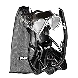 PI-PE Schnorchel-Set Active Black S-M