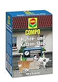 COMPO Hunde- und Katzen-Stop, Fernhaltemittel zum Schutz vor Verunreinigungen, Granulat mit Duftstoffen, 200 g