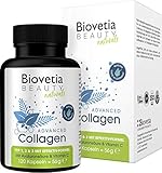 Biovetia Cellulite Kapseln hochdosiert, Cellulite und Orangenhaut mit Hyaluronsäure und Collagen, 120 Kapseln