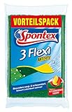 Spontex Flexi Anti-Fett 1er Pack - besonders saug- & scheuerstark (1x3 Stk.)