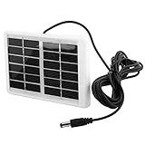 Tragbares Solarpanel Ladegerät Generator 6V 1.2W Multifunktions Tragbares Solar Powerbank Ladegerät für Notlampen Ventilator Handy