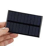 Mini-Solarmodul, 1,2 W, 5 V, hocheffizient, polykristallines Solarpanel, tragbares DIY-Solarmodul, Akku-Ladegerät für Akku, Handy, Spielzeug, Zuhause