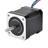 STEPPERONLINE Schrittmotor Nema 17 Stepper Motor 59Ncm 2A 1.8deg 2 Phase 4-Draht Stepping Motor w/1m Kabel & Verbinder für 3D Drucker/CNC Reprap