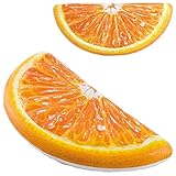Intex 58763 Luftmatratze aufblasbar 'Orange Slice' 178 x 85 cm
