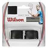 Wilson Squash-Griffband, Exact Tack Grip, Ersatzgriffband, Schwarz, WRR937200
