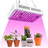 600W LED Pflanzenlampe,Roleadro Led Grow Lampe Full Spectrum Wachsen Licht Wachstumslampe Pflanzenlicht für Zimmerpflanzen Gemüse und Blumen
