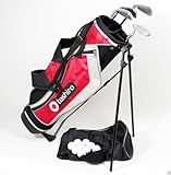 GOLFSET KINDER Kids 9-12 Jahre - GolfBag + 4 Golfschläger + Zubehör Eisen 6/7, 8/9 SW, Putter, 9 Golfbälle Golf Starterset Junior Mädchen Girls Jungen Boys 019