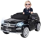 Actionbikes Motors Kinder Elektroauto Mercedes Benz GL63 AMG Original Lizenz Kinderauto Kinderfahrzeug Elektro Auto Spielzeug Für Kinder (Schwarz)