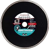 Osborn Dronco 4354517100 Superior F4 Cera Diamant-Trennscheibe, FLIESEN Steingut, GR Form, 5500 rpm Speed, 350 mm Durchmesser, 2 mm dick, 25,4 mm Loch Durchmesser