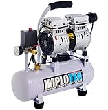 480W Silent Flüsterkompressor Druckluftkompressor nur 48dB leise ölfrei flüster Kompressor Compressor IMPLOTEX