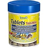 Tetra Tablets TabiMin Hauptfutter (Futtertabletten für am Boden gründelnde Zierfische, für alle bodenfressenden und scheuen Fische), 275 Tabletten Dose