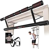 Sportstech Einzigartiges Kombi-Paket! 4in1 Klimmzugstange inkl Dip Bar & Power Ropes, klappbare Türreck KS500, sichere Türrahmen Montage zu Hause ohne Schrauben, Pull Up Bar für Crossfit inkl eBook