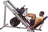 BODY-SOLID 3in1 Beintrainer Beinpresse 45° - Hackenschmidt Wadentrainer Leg Press Hack Squat