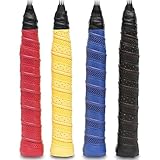 Vigo Sports rutschfeste Premium Griffbänder – Anti Rutsch Overgrip Bänder für Tennis, Badminton & Squash Schläger – Mega Grip Griffband für Dein Racket! (Blau)