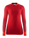 Craft Damen WARM INTENSITIY CN LS W Panic S Baselayer, Poppy/Sprint, S