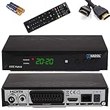 Anadol 555c - Hybrid DVB-T2 / DVB-C HDTV Kabel Receiver - PVR Aufnahmefunktion und Timeshift - Full HD Mediaplayer HDMI + USB - Digitaler Hybrid Receiver - lernbare Fernbedienung