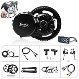 Bafang Elektrofahrrad-Kit Mittelmotor BBS02B 48V 500W Umbausatz Ebike-Komponenten-Kit Zubehöre Zahnrad Display