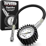 TireTek Flexi-Pro Reifendruckmesser, robust, ideal für Auto und Motorrad, 100 PSI