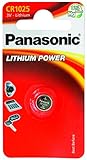 Panasonic Knopfzelle Lithium CR1025 (30 mAh, 3 Volt)