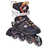 K2 Inline Skates ALEXIS 80 Für Damen Mit K2 Softboot, Black - Orange, 30E0874