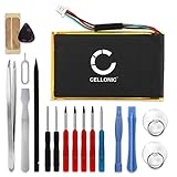 CELLONIC® Akku kompatibel mit Garmin Nüvi 775, 765, Nüvi 1300, Nüvi 1310, Nüvi 1340, Nüvi 1350, Nüvi 1370, Nüvi 1390, Nüvi 245W, 361-00019-12,361-00019-16 1250mAh + Werkzeug-Set Ersatzakku Batterie