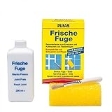 Pufas Frische Fuge - Auffrischen von Fliesenfugen weiß - Komplettset