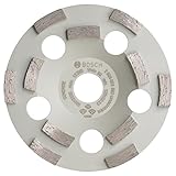Bosch Professional Diamanttopfscheibe (für Beton, Durchmesser: 125 mm, Zubehör für Betonschleifer)