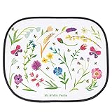 Mr. & Mrs. Panda Rücksitz, Fenster, Auto Sonnenschutz Frühling mit Spruch - Farbe