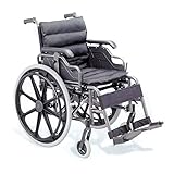 GiMa 27717 Kinderwagen Deluxe, Sitzhöhe 46 cm, Stoff schwarz