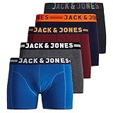 JACK & JONES Herren 5er Pack Boxershorts Mix Unterwäsche Mehrpack,5er Pack #1 Ohne Wäschesack,L