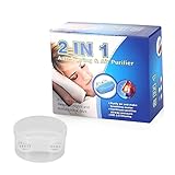 FiYenn Schnarchstopper Anti Schnarch Mittel, Soforthilfe gegen das Schnarchen und für verbessertes Atmen, Sanftes Silikon Material, Luftfilter - Weiß