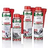 MATHY Diesel-Komplett-Kur - Reinigungsset Diesel System - Brennraum Reiniger + Injektor Reiniger + AGR-Ventil Reiniger + DPF Reiniger - Diesel Kraftstoff Additive, 250 ml + 200 ml + 2 x 300 ml