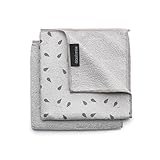 Brabantia Mikrofaser Reinigungstuch (2er Set), Hellgrau, 30 x 30 cm, 2-Einheiten