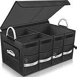 Oasser Kofferraumtasche Kofferraum-Organizer mit Deckel Auto Kofferraum Organizer Autotasche Auto Kofferraum Box Praktisch und Wasserdicht Verpackung MEHRWEG