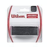 Wilson Unisex Basisgriffband Micro-Dry Comfort, schwarz, 1 Stück, WRZ4211BK