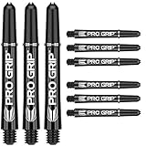 Target Pro Grip Dart Schaft Short Länge ca. 34mm, 2BA Schwarz, 1 Satz = 3 Stück