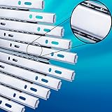 Schubladenschienen 10 STÜCK Teilauszug Rollenauszug Kugelführung H: 27 / L: 406 mm | Tragkraft 17 kg/Paar |Kugellager mit Stahlkäfig|