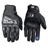 LEXIN Herren Handschuhe, Rollerfahrer Handschuhe, Touchscreen Sport Handschuhe für Schlitten, Ski, Motorrad, Motorcross, Fahrrad, Mountainbike, Paintball und Mountainbike L