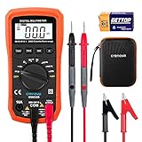 Crenova MS8233D Automatisch Digital Multimeter Tragbare Prüfvorrichtung für Zuhause mit LCD-Anzeige und Hintergrundlicht