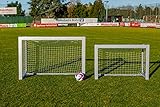 POWERSHOT Fußballtor - Minitor - Aluminium - 100% WETTERFEST - FALTBAR - 1,2 x 0,8/1,5 x 1,2m (1,2 x 0,8m)
