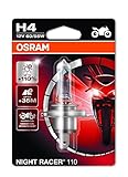 Osram NIGHT RACER 110, Motorrad-Scheinwerferlampe, 64193NR1-01B, 12V, Einzelblister