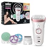 Braun Silk-épil 9 9/990 SkinSpa SensoSmart Epilierer für Damen, mit Andruckkontrolle, Wet&Dry Epilergerät mit 13 Extras, rosegold