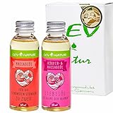 Massageöl Liebesöl Geschenkset Erotiköl, Naturprodukt direkt vom Hersteller, nur Hochwertige naturreine Öle 2 St.x 50ml