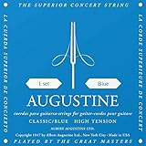 Augustine Klassik Gitarrensaiten Blue Label Satz Regular Tension/Basssaiten High Tension